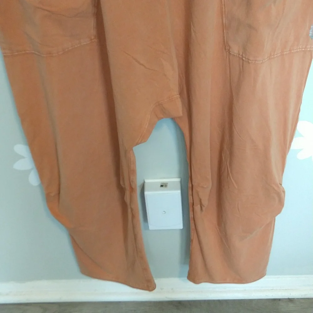 Free People Hotshot Romper In Cedar (Earthy Terracotta Orange) - Picture 6 of 14
